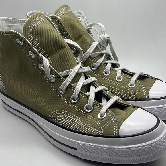 Converse Chuck 70 Multi-Stitch Hi Shoes A07435C Mossy Sloth Green NWB Men 11.5 - Picture 3 of 10